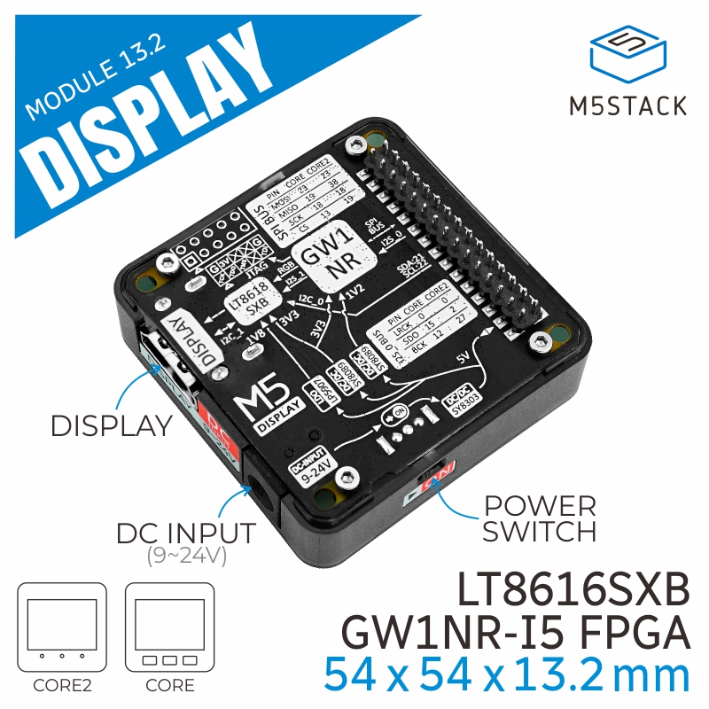 Electronics Project Kit - M5Stack Resmi Ekran Modülü 13.2