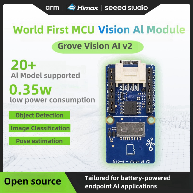 Grove Vision AI V2 Kiti - Arm  - Sensor Kit Arduino incelemesi ve fiyatı