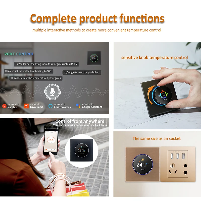 Stokta Tuya Düğmeli Termostat  - Wifi Thermostat incelemesi ve fiyatı