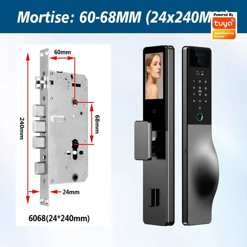 Akıllı Kilit, İnterkom, Şifre, - Smart Door Lock Wifi incelemesi ve fiyatı